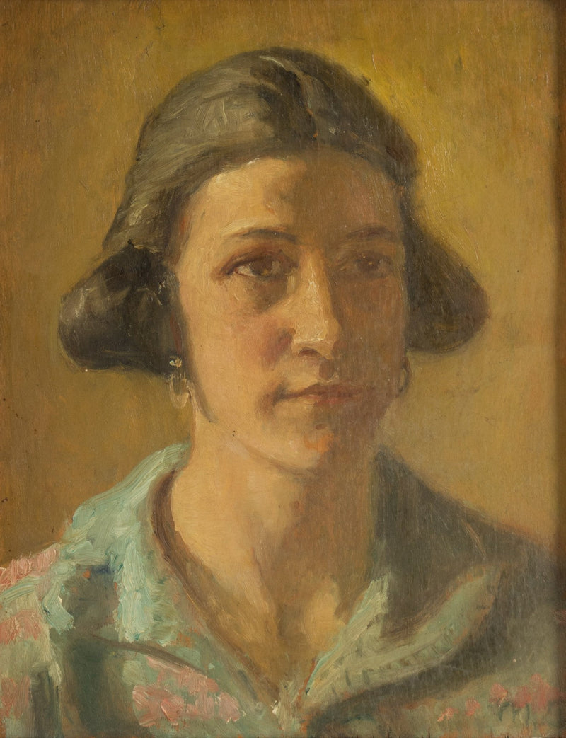 En fiskerdatter i sit bedste søndagstøj. - Michael Peter Ancher