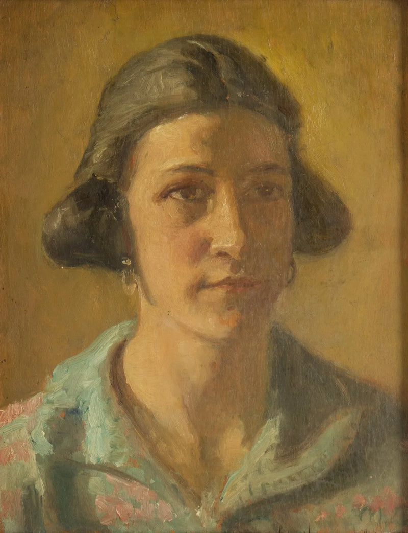 En fiskerdatter i sit bedste søndagstøj. - Michael Peter Ancher