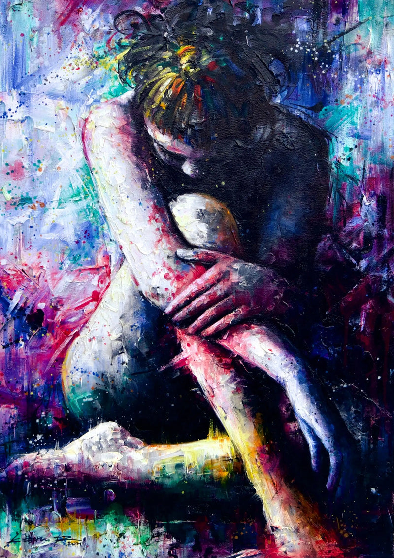 Den lilla pige | 50 x 70 cm