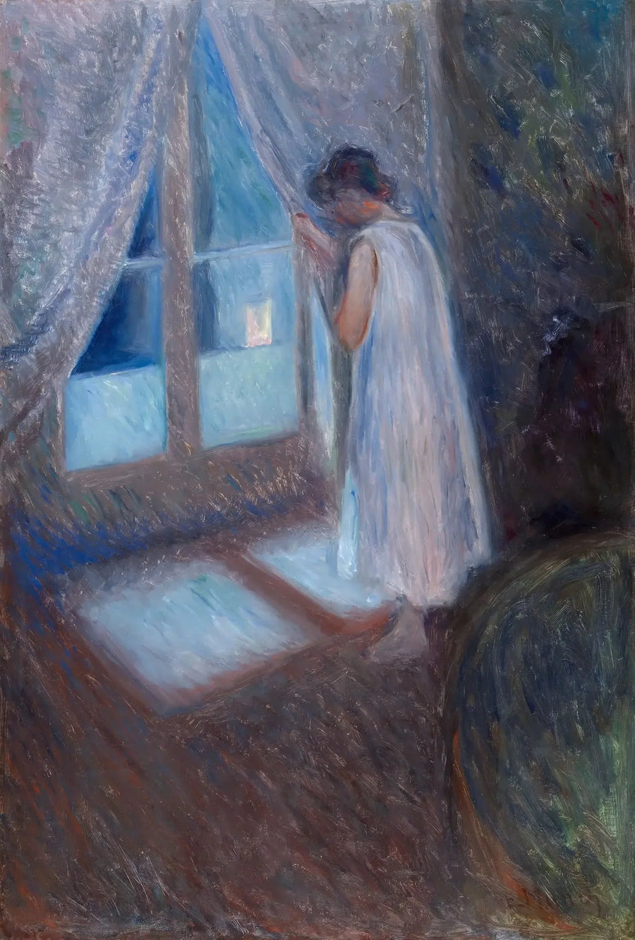 Pigen ved vinduet - Edvard Munch