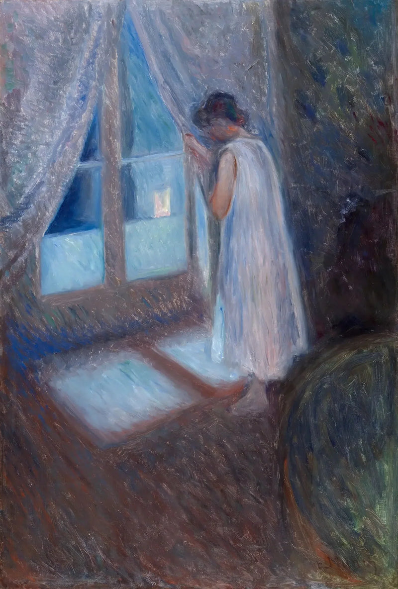 Pigen ved vinduet - Edvard Munch