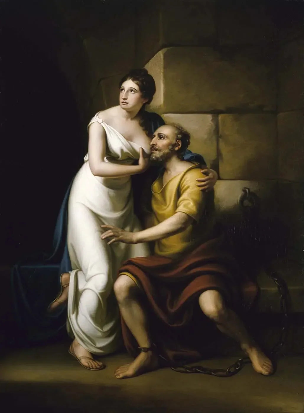 La fille romaine - Rembrandt Peale image 1 reproduction artisanale de tableau