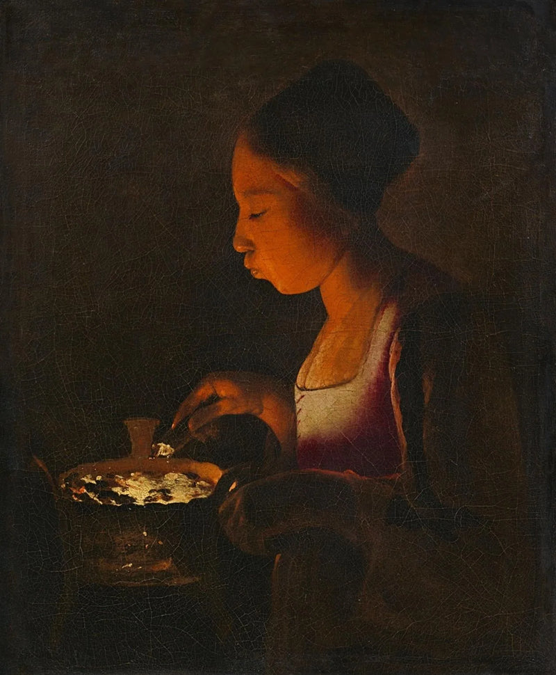 Pigen med bøjlen - Georges de La Tour