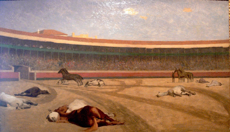 Afgørelsen af tyrefægtning - Jean-Léon Gérôme
