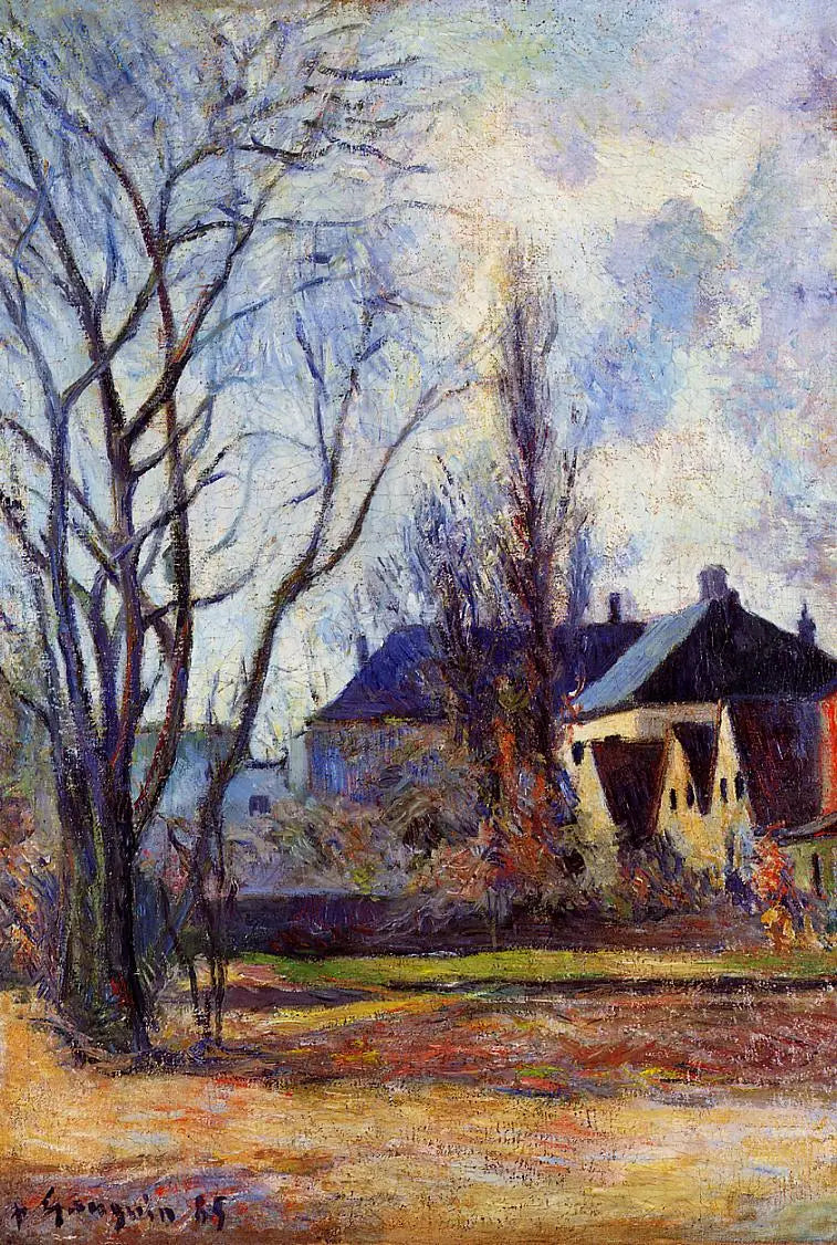 La Fin de l'hiver à Copenhague - Paul Gauguin image 1 copie de tableau peinte à la main