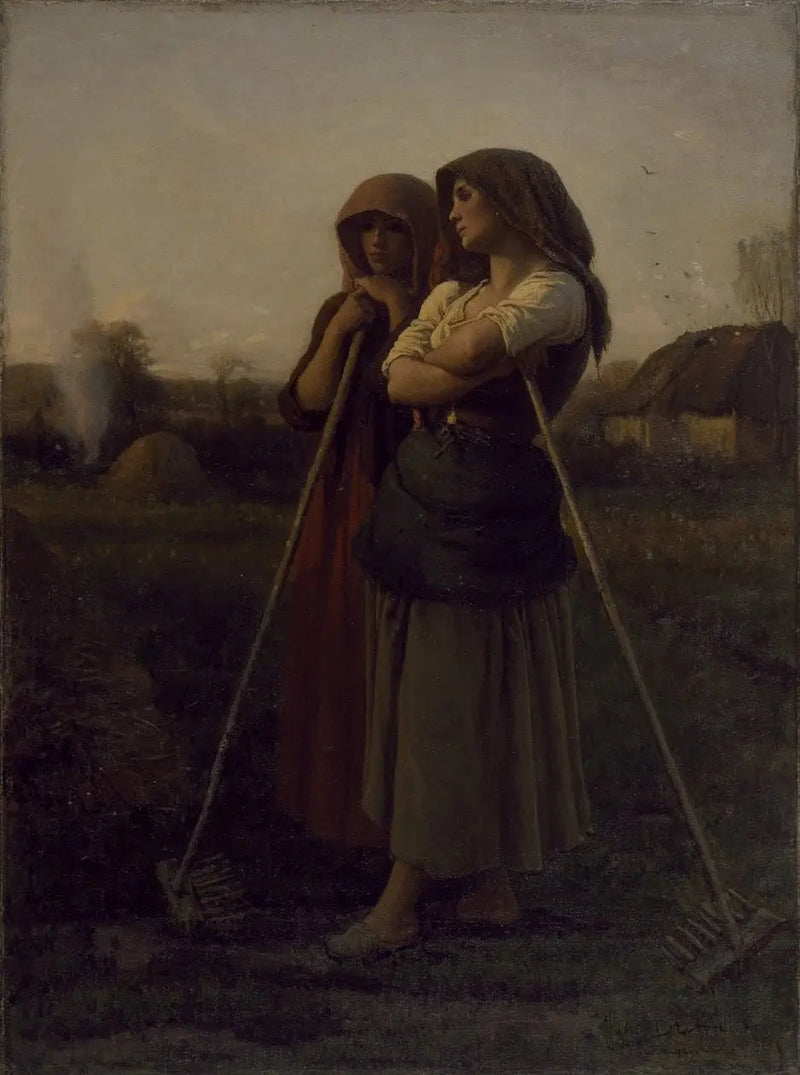 Slutningen på dagen - Jules Breton