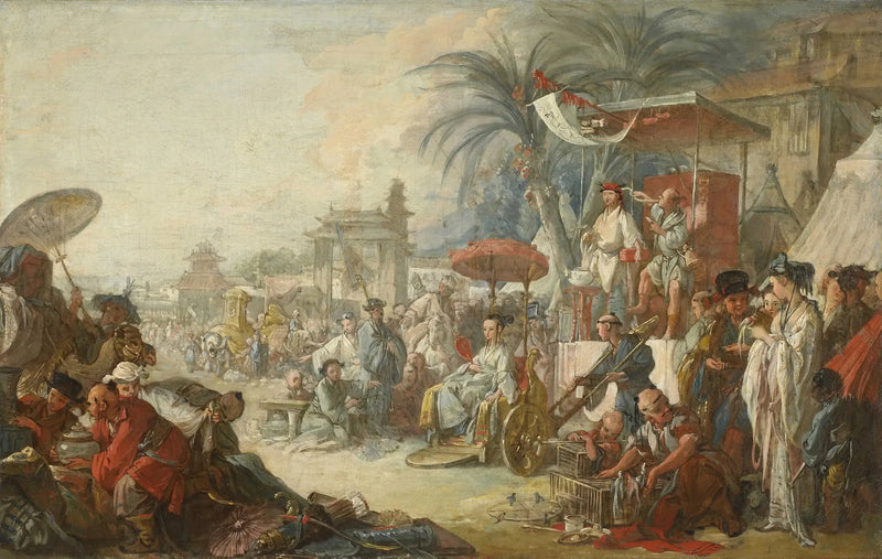Den Kinesiske Marked - François Boucher