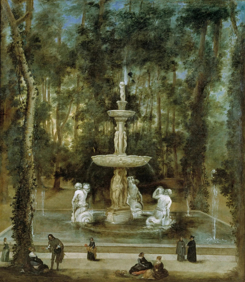 Tritonfontænen i øhavet i haven, Aranjuez - Diego Velázquez