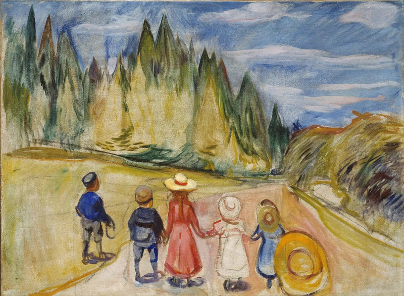 Den fortryllede skov - Edvard Munch