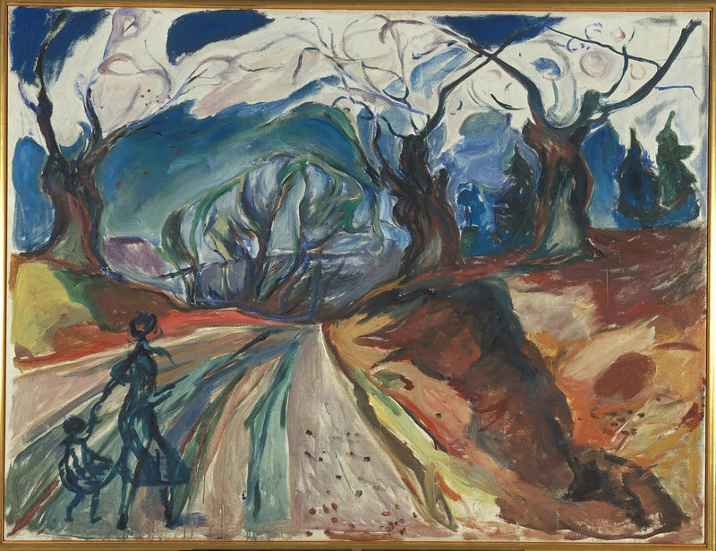 Den magiske skov - Edvard Munch
