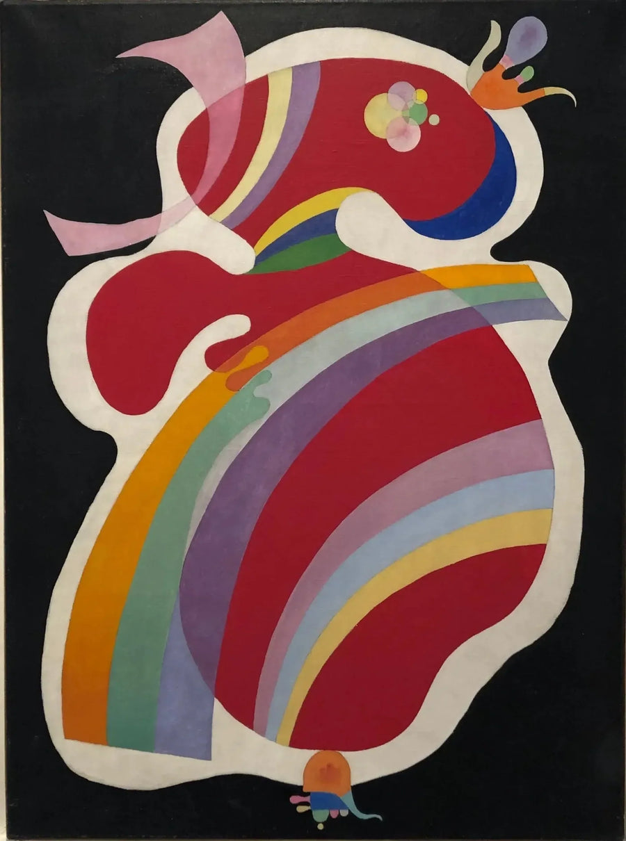 Den Røde Form - Vassily Kandinsky