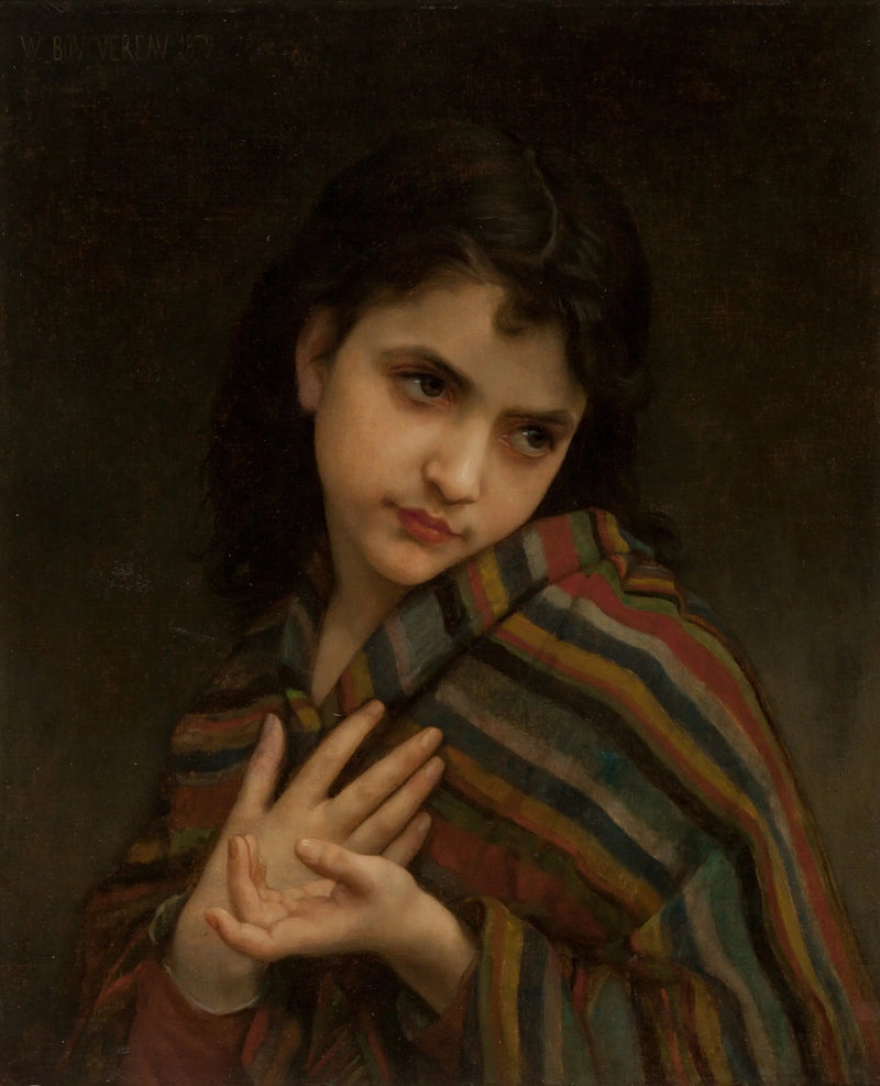 Den frygtsomme - Bouguereau