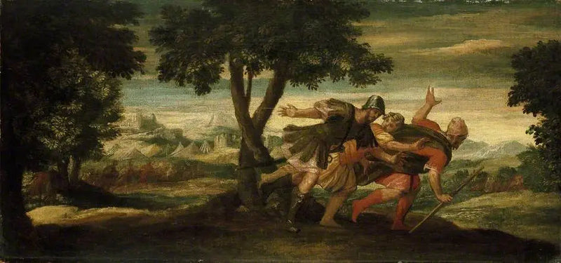 Achior's Flugt fra Holofernes lejr - Paul Véronèse