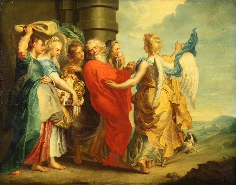 Lot og hans døtre flygtning - Peter Paul Rubens
