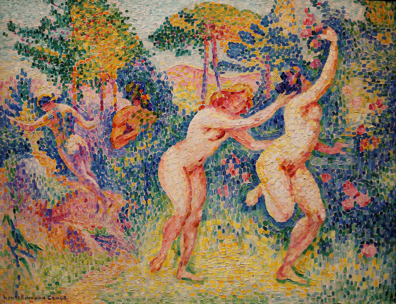 Nymfens Flugt - Henri-Edmond Cross