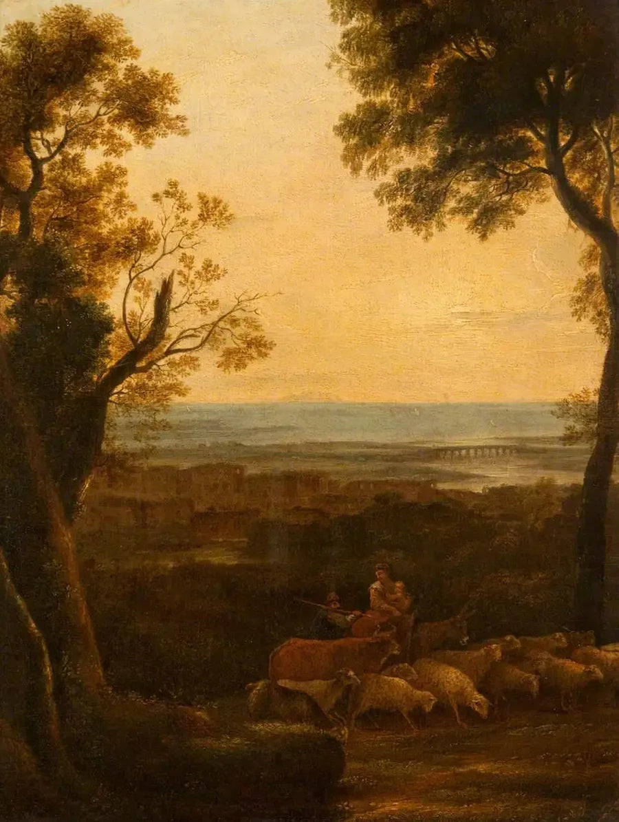 Flugten til Egypten - Claude Lorrain