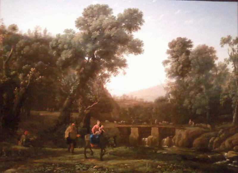 Flugten til Egypten - Claude Lorrain
