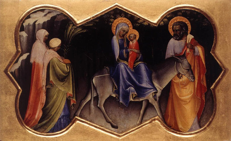 Flugten til Egypten - Lorenzo Monaco