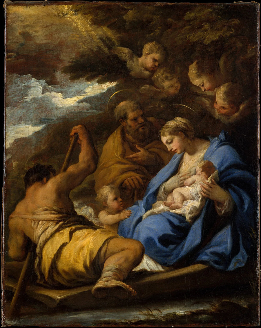 Flugten til Egypten - Luca Giordano