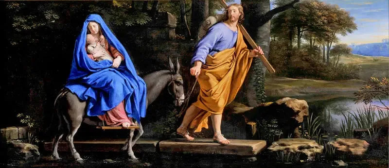 Flugten til Egypten - Philippe de Champaigne