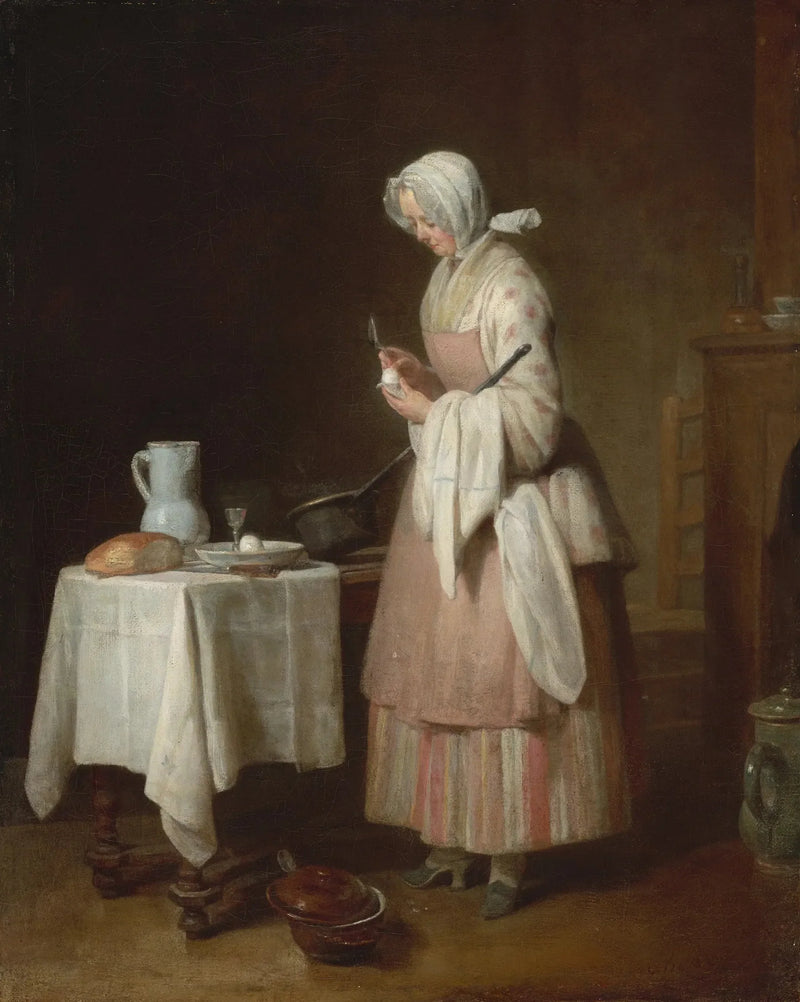 Den Opmærksomme Vagt - Jean Siméon Chardin