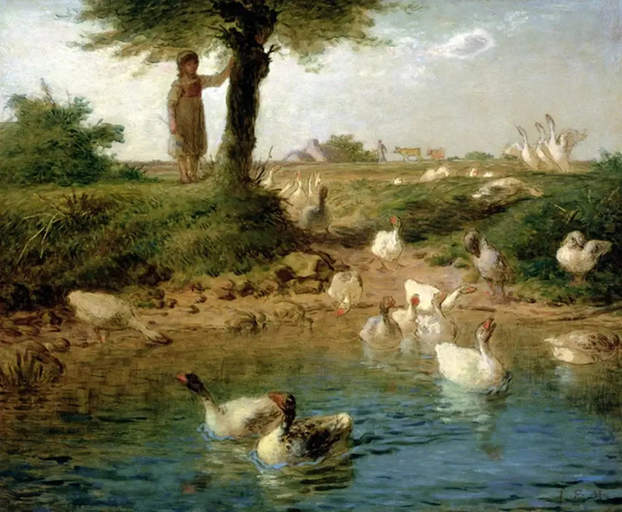 Gøgekvinden - Jean-François Millet