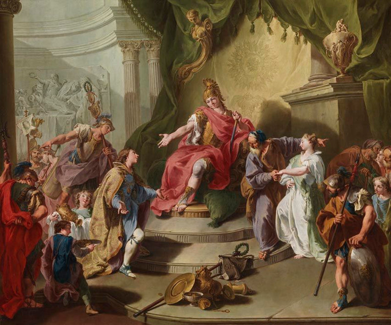 Scipions generøsitet - Giovanni Battista Pittoni
