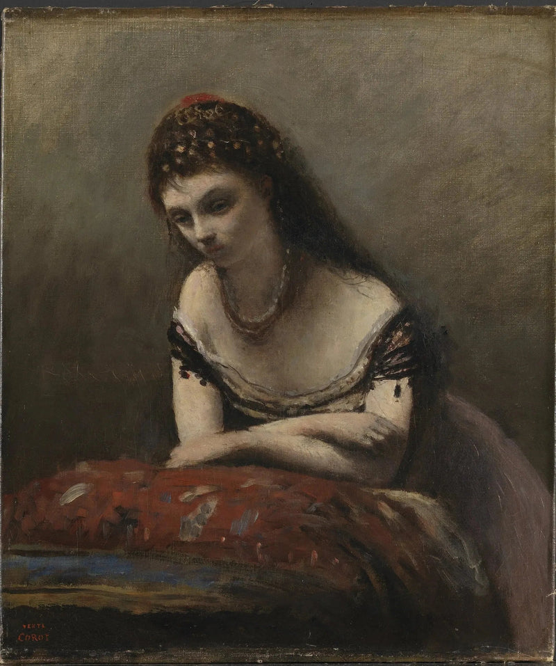 Den gitan - Jean-Baptiste Camille Corot
