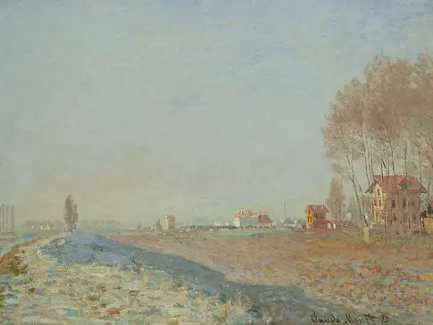 Isen på sletterne ved Colombes - Claude Monet