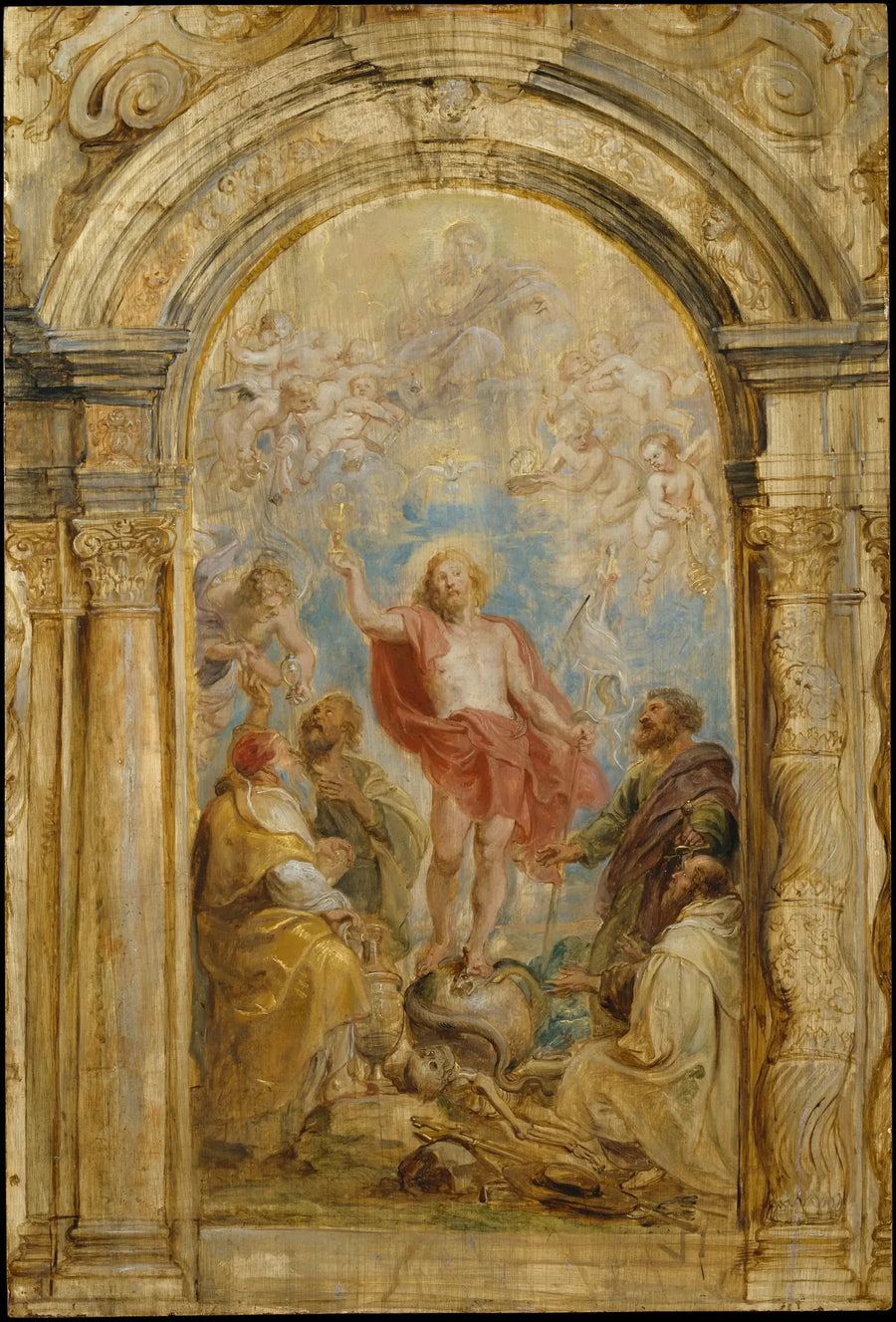 Ære for Eukaristien - Peter Paul Rubens