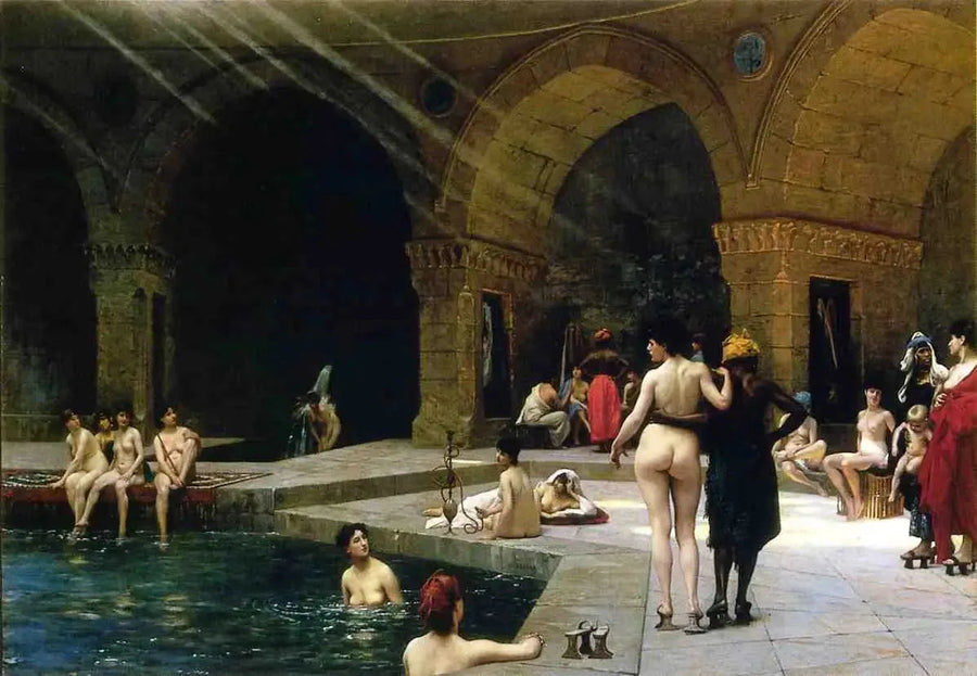 Den Store Swimmingpool i Brousse - Jean-Léon Gérôme