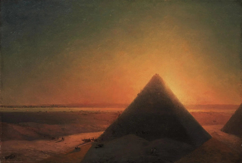 Den Store Pyramide i Giza - Ivan Aïvazovski