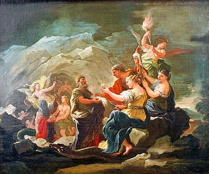 Evighedsgrotten - Luca Giordano