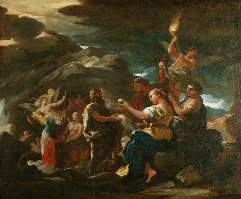 Evighedsgrotte - Luca Giordano