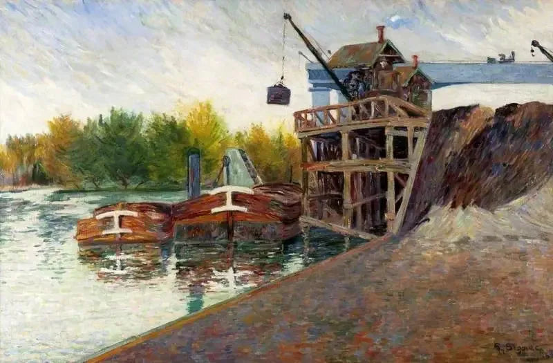 Kullens trane, Clichy - Paul Signac