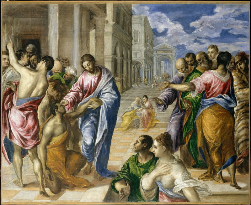 Helbredelsen af den blinde - El Greco