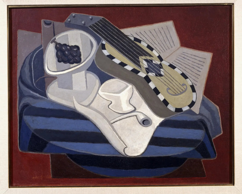 La guitare aux inkrustationer - Juan Gris