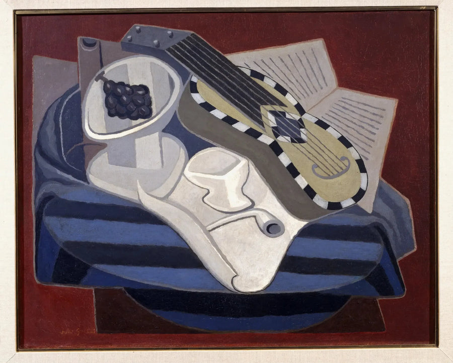 La guitare aux inkrustationer - Juan Gris