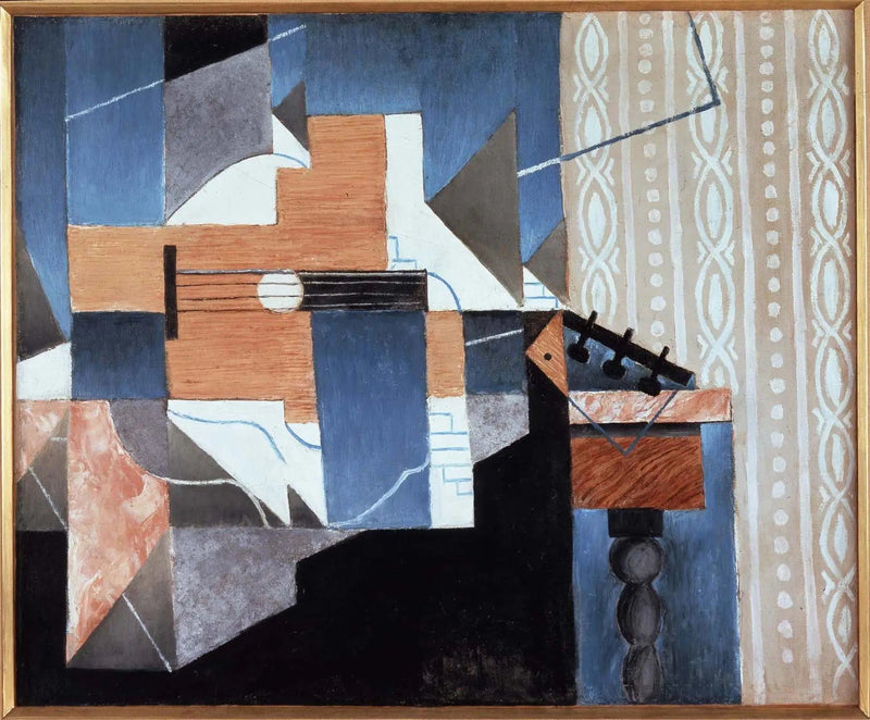 Guitaren på bordet - Juan Gris