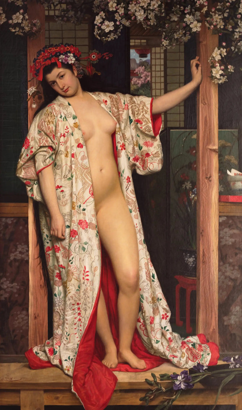 Den japanske i badet - James Tissot