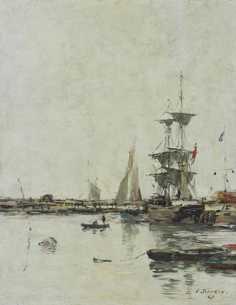 Molebyen i Trouville - Eugène Boudin
