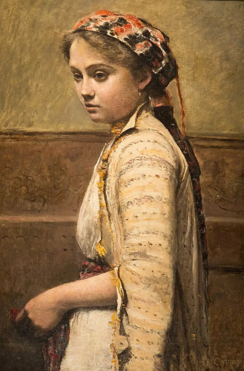 Den unge græker - Jean-Baptiste Camille Corot