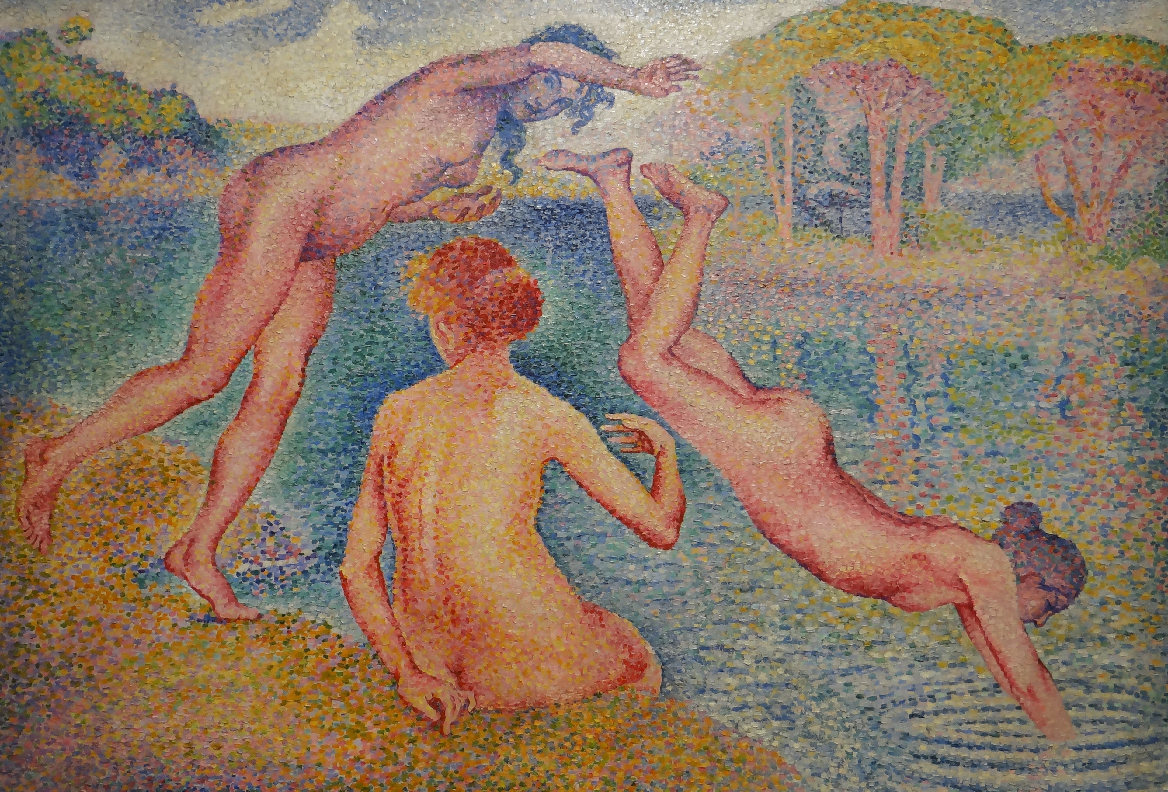 La joyeuse baignade - Henri-Edmond Cross - Alpha Reproduction