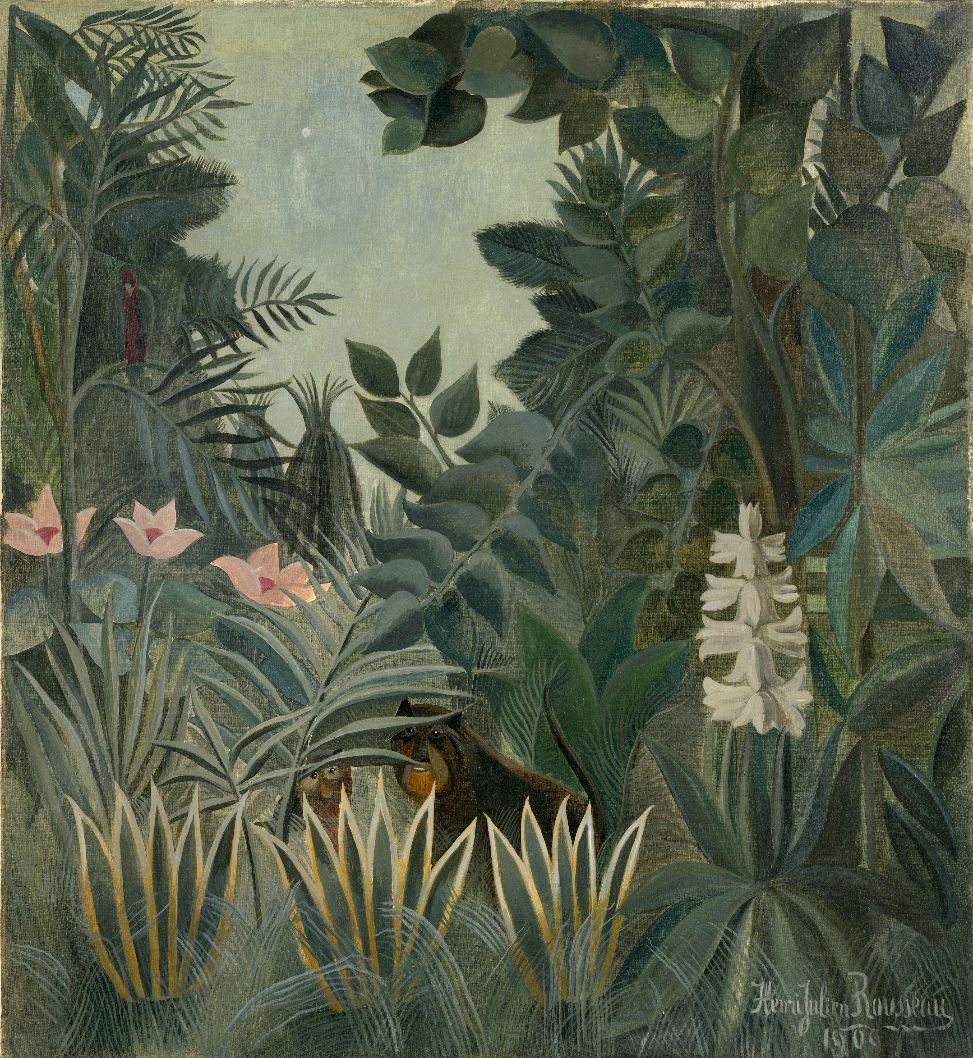 Den Ækvatoriale Jungle - Henri Rousseau