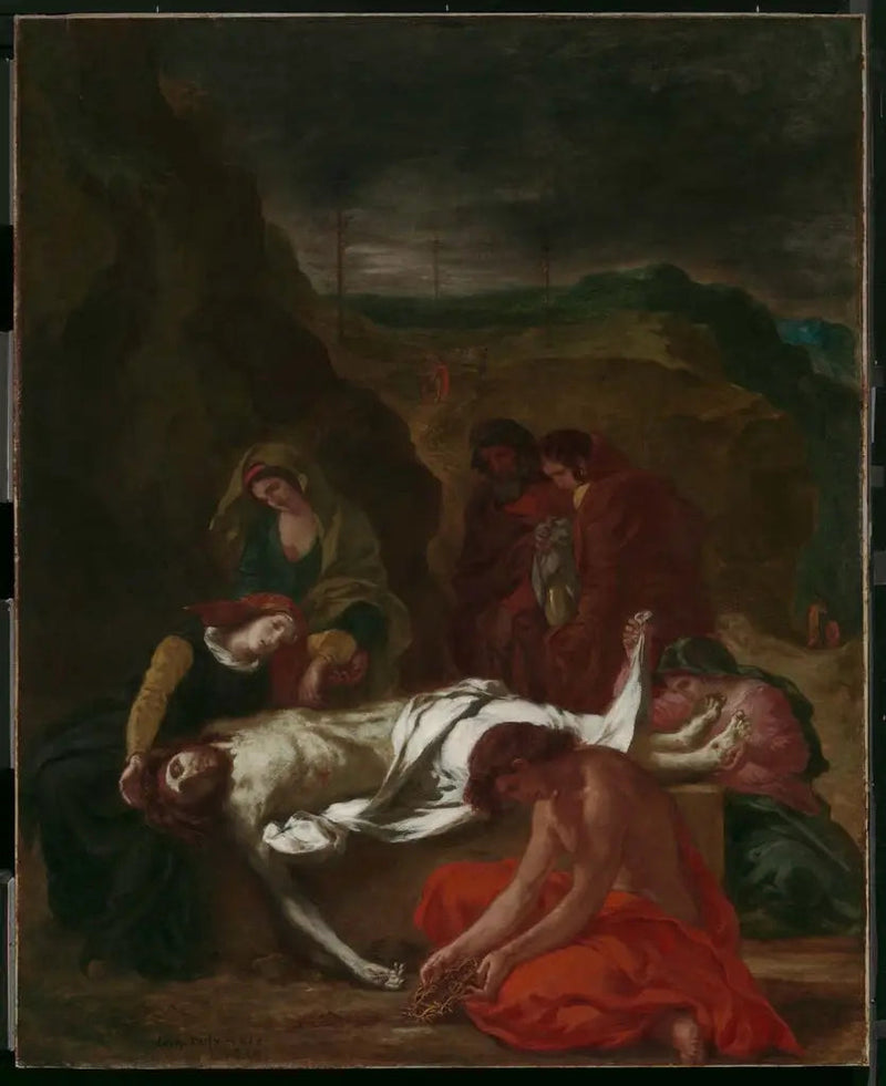 Klage (Kristus ved graven) - Eugène Delacroix