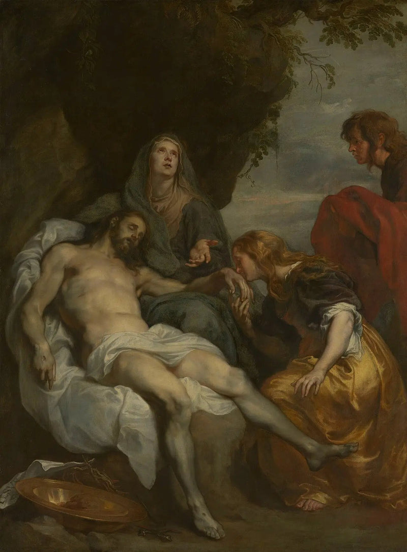 La Lamentation over den døde Kristus - Antoine van Dyck