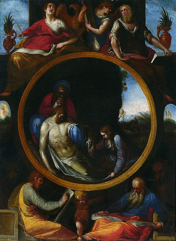 Lamentationen over Kristi døde legeme - Denis Calvaert