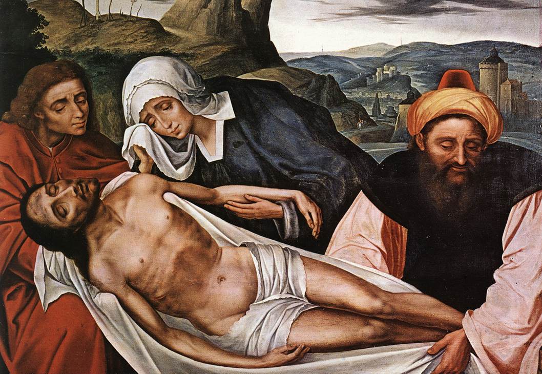 La Lamentation sur le corps du Christ mort - Quentin Metsys - Alpha Reproduction