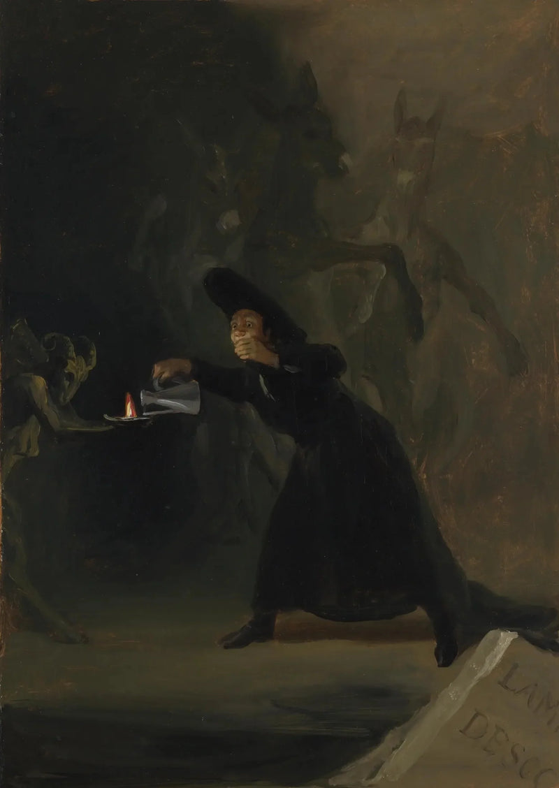 Djævelens lampe - Francisco de Goya