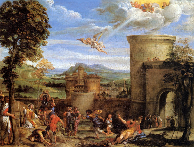 Saint Stefans Stening - Annibale Carracci